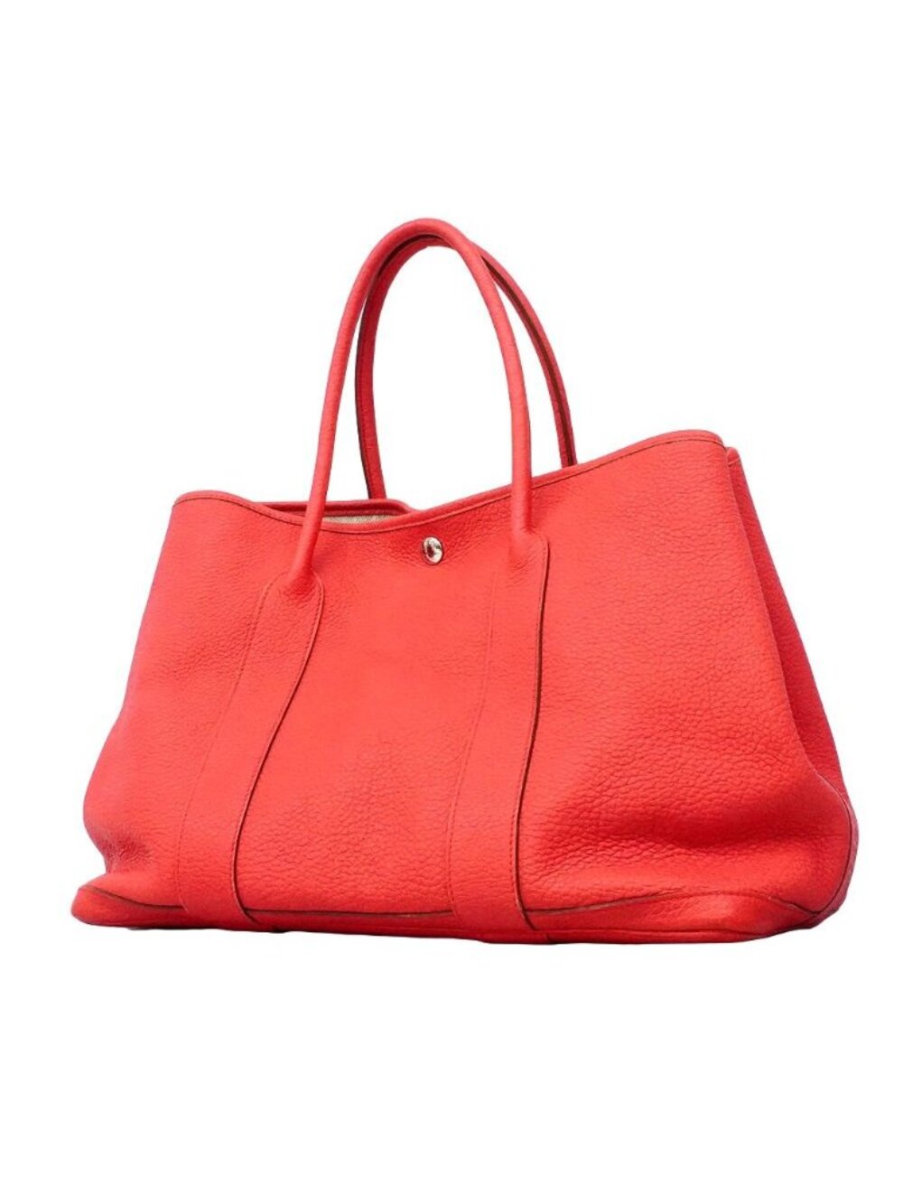 Hermes Tote Garden Party PM Negonda Bougainvillea Silver